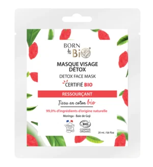 Born to Bio – Masque Visage Détox - Baie de Goji & Moringa (20ml)