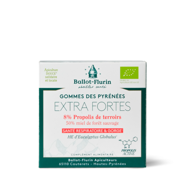 Ballot-Flurin - Gommes Extra Fortes Pyrénées -  Eucalyptus & Propolis (30g)